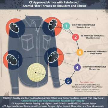 Stylish Hooded Biker Shirt Great for Riding and Casual Wear