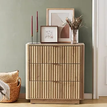 Mopio Brooklyn 3 Drawer Dresser - Modern, Safe & Stylish Storage