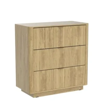 Mopio Brooklyn 3 Drawer Dresser Modern Safe Storage