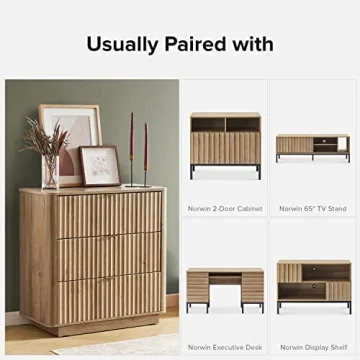 Mopio Brooklyn 3 Drawer Dresser Modern Safe Storage