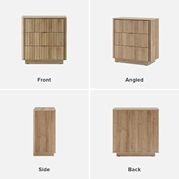 Mopio Brooklyn 3 Drawer Dresser Modern Safe Storage