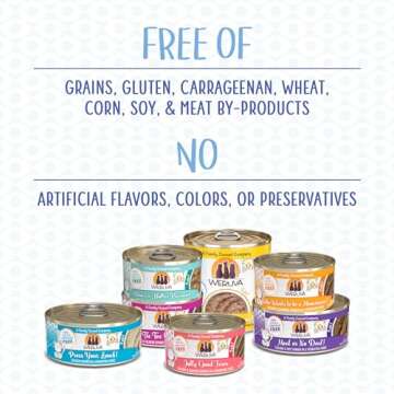 Weruva Wet Cat Food, Press Your Lunch with Chicken Pate, 3oz Can, Pack of 12