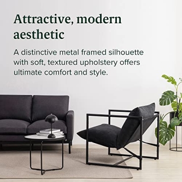 ZINUS Aidan Sling Accent Chair Modern Comfortable Stylish