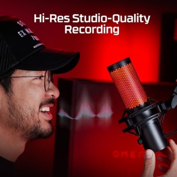HyperX QuadCast 2 USB Microphone for Gamers and Podcasters