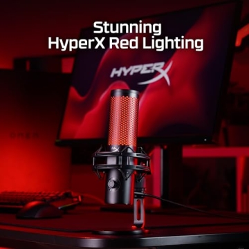 HyperX QuadCast 2 USB Microphone for Gamers and Podcasters