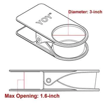 YOY Drink Holder Clip - Perfect for Home & Office Space