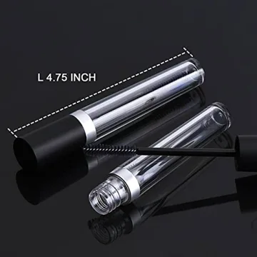 DIY Mascara Tube and Eyeliner Wand Set for Custom Beauty