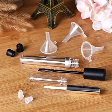 DIY Mascara Tube and Eyeliner Wand Set for Custom Beauty