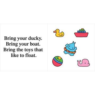 Delightful Bath Time! Squeaky Toddler Book by Boynton