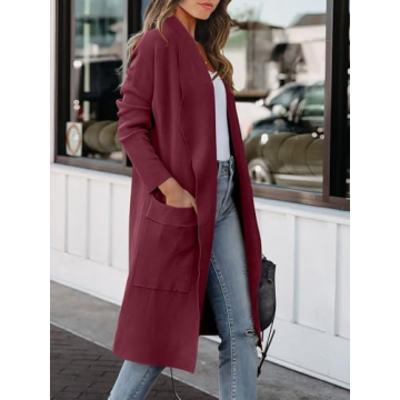 Stylish ANRABESS Women's Long Cardigan for Fall Fashion