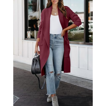 Stylish ANRABESS Women's Long Cardigan for Fall Fashion