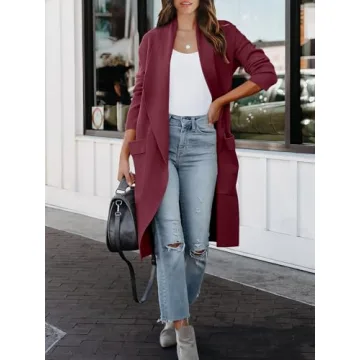 Stylish ANRABESS Women's Long Cardigan for Fall Fashion