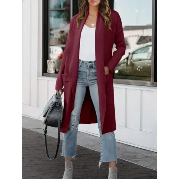 Stylish ANRABESS Women's Long Cardigan for Fall Fashion