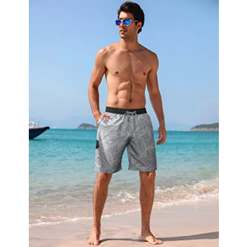 Men's Quick Dry Swim Trunks by BOJIN