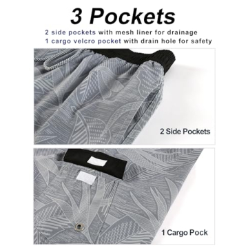 Men's Quick Dry Swim Trunks by BOJIN