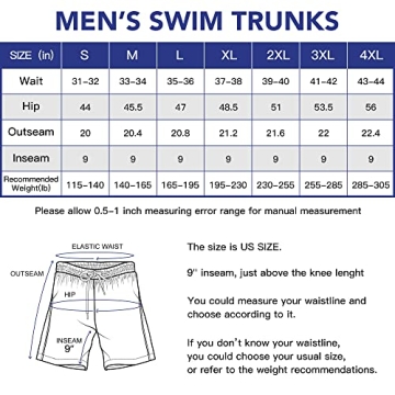 Men's Quick Dry Swim Trunks by BOJIN