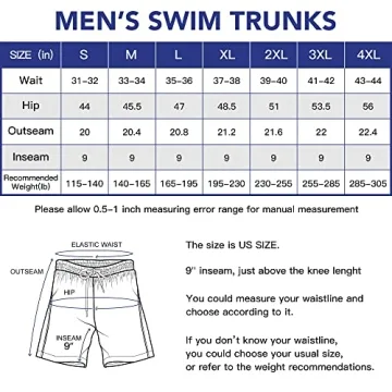 Men's Quick Dry Swim Trunks by BOJIN