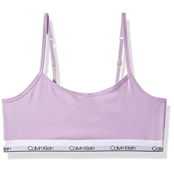 Calvin Klein Big Girls' Modern Cotton Bralette - Perfect Fit and Comfort