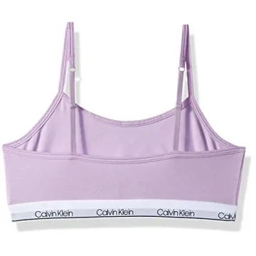 Calvin Klein Big Girls' Modern Cotton Bralette in Lilac