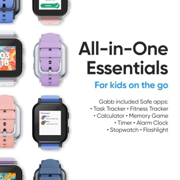 Gabb Watch 3e Kids GPS Tracker Smart Watch - Dark Gray