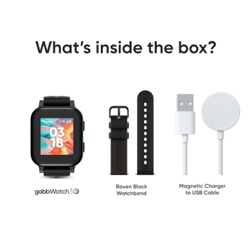 Gabb Watch 3e Kids GPS Tracker Smart Watch - Dark Gray