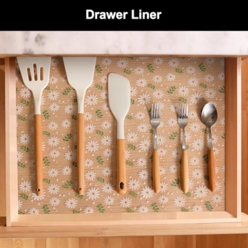 Cooyes Shelf Liner - Premium Non-Adhesive Waterproof Cabinets