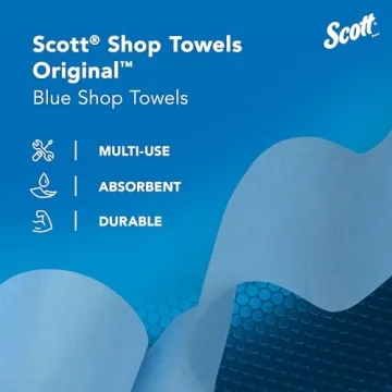 Scott Shop Towels Original Blue for All Tasks - 660 Count