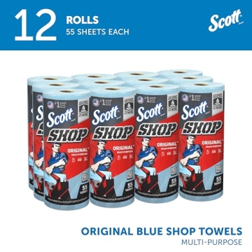 Scott Shop Towels Original Blue for All Tasks - 660 Count