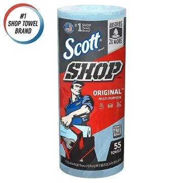 Scott Shop Towels Original Blue for All Tasks - 660 Count