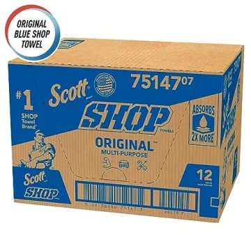 Scott Shop Towels Original Blue for All Tasks - 660 Count