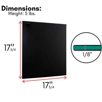 BIRDROCK HOME Magnetic Glass Dry Erase Board – Frameless Whiteboard for Office, Home, Classroom – Writing and Drawing Board with Magnets, Markers and Holders – Modern Acrylic Mount – Black - 2 Pack