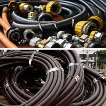 Durable Stainless Steel Zip Ties - 100pcs APIELE