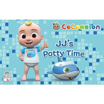Cocomelon JJ's Potty Time 3-Button Potty Training Sound Board Book