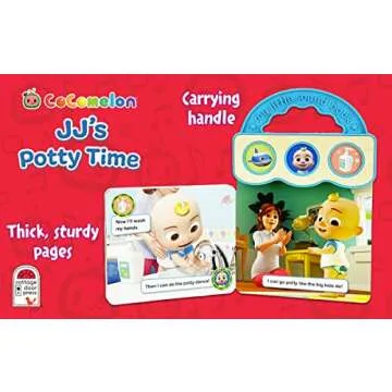 Cocomelon JJ's Potty Time 3-Button Potty Training Sound Board Book