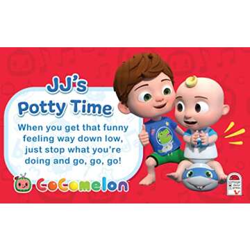 Cocomelon JJ's Potty Time 3-Button Potty Training Sound Board Book