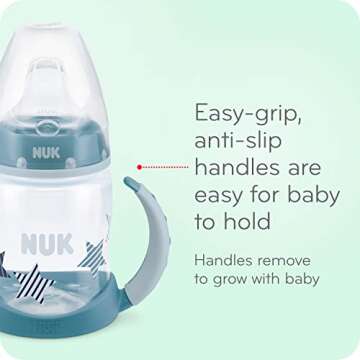 NUK Small Learner Tritan Cup, 5 oz, 6+ Months – BPA Free, Spill Proof Sippy Cup