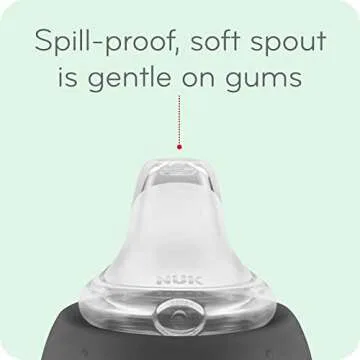 NUK Small Learner Tritan Cup, 5 oz, 6+ Months – BPA Free, Spill Proof Sippy Cup