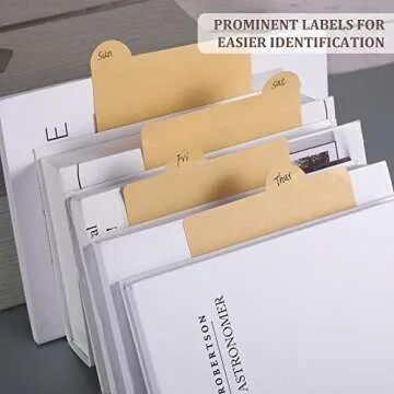 Epakh 100 Pieces Index Cards Dividers Tabbed Cards Ruled Note Card Dividers Lined Pattern Flash Cards Blank Studying Cards for Student Teacher Office School Supplies(Blank Style,5 x 3.5 Inch)