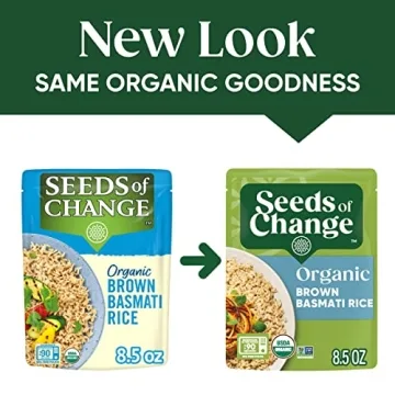 SEEDS OF CHANGE Organic Brown Basmati Rice, Pack of 6