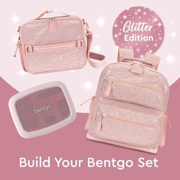 Bentgo Kids Glitter Lunch Bag - Ideal for Ages 3+