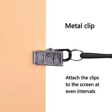 Quality Backdrop Clips for Photo & Video Studio