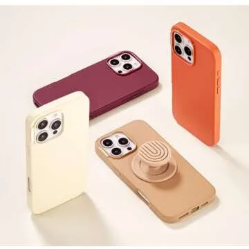 PopSockets iPhone 16 Pro Case Compatible with MagSafe, Phone Case for iPhone 16 Pro, Wireless Charging Compatible - Mist