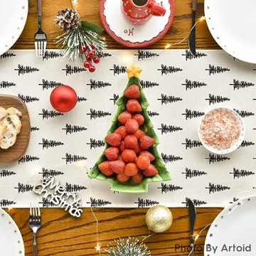 Artoid Mode Christmas Table Runner for Festive Dining