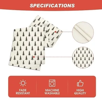 Artoid Mode Christmas Table Runner for Festive Dining