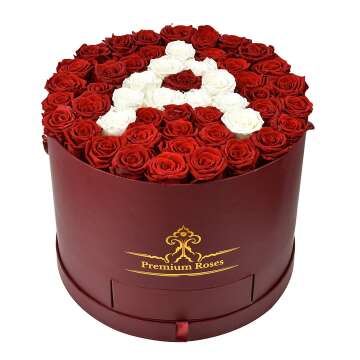 Custom Premium Roses Gift Box | Fresh Flower Delivery & Arrangements