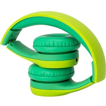 Snug Play+ Kids Headphones with Volume Limiting for Toddlers (Boys/Girls) - Green, Adult