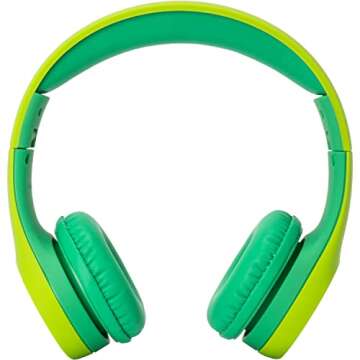 Snug Play+ Kids Headphones with Volume Limiting for Toddlers (Boys/Girls) - Green, Adult