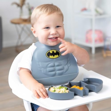 Bumkins Silicone Toddler Bib - Waterproof & Easy Clean