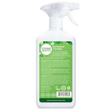 CLEAN ROOTS Organic Bathroom Cleaner with Citrus Freshness