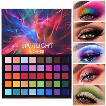UCANBE 40 Color Eyeshadow Palette for Vibrant Looks